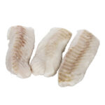 Cod Fillet 300-600 gr. 80% NW Skin On IQF