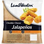 Jalapeno Poppers Lamb Weston Cheddar Cheese Stuffed 1kg