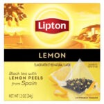 Lipton Black Tea Lemon Flavoured Enveloped