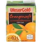 Orange Juice Wesergold 100% Juice 20cl