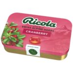 Ricola Swiss Herb Drops Cranberry Sugar Free 75g