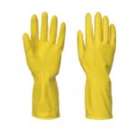 Rubber Gloves Yellow L (12 Pair_Pack)